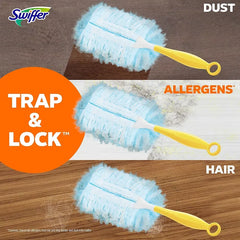 Swiffer Duster Starting Kit with Short Handle, 24 Duster Refills