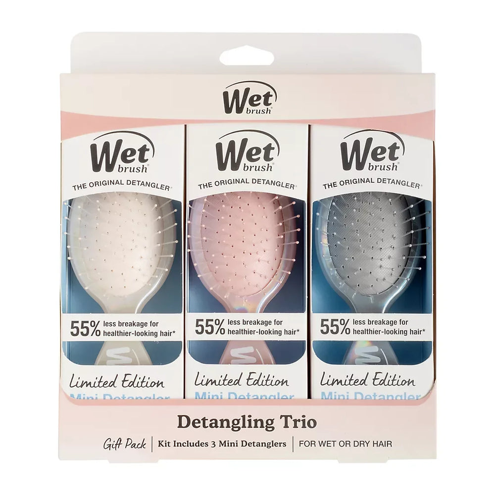 Wet Brush Iridescence Icon Mini Detangler Brush, 3 ct. - USA MEGA SHOP