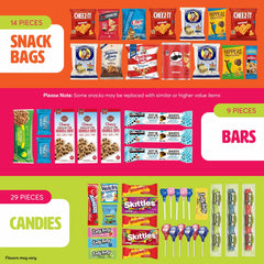I AM Snacky - Snack Box (52 Count) Chips Candies Sweets for Home & Office - USA MEGA SHOP
