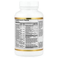California Gold Nutrition, Organic Whole Food Men's 40+ Multivitamin with Organic Amla Extract, Organic Sunflower Extract, Organic Moringa Extract, and Organic Shiitake Extract , 60 Tablets