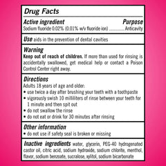 TheraBreath Anticavity Fluoride Mouthwash - Sparkle Mint, 2 pk./1L