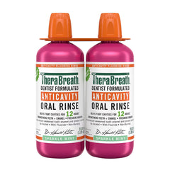 TheraBreath Anticavity Fluoride Mouthwash - Sparkle Mint, 2 pk./1L
