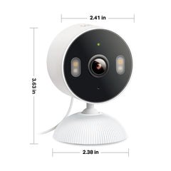 TP-Link Tapo TCW61 Indoor/Outdoor HD Security Camera with Color Night Vision, Free Smart AI Detection, No Subscription Needed, 2-Way Audio, Local Storage, Alexa & Google Home Compatible