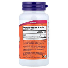 NOW Foods, E-1000 with Mixed Tocopherols, 670 mg (1,000 IU), 50 Softgels