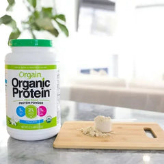 Orgain Organic 21G Plant-Based Protein Powder, Vanilla Bean (2.74 Lbs.)