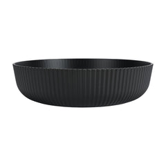 (4 pack) Mainstays - Black Eco-Friendly Recycled Plastic Dinner Bowl, 43-Ounce