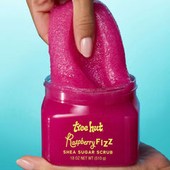 (3 pack) Tree Hut Raspberry Fizz Shea Butter Sugar Body Scrub, 18 oz