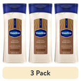(3 pack) Vaseline Intensive Care Cocoa Radiant Body Gel Oil for Glowing Skin Made with 100% Pure Cocoa Butter + Replenishing Oils, 6.8 fl oz