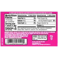 Trident Sugar Free Gum, Bubblegum, Regular Size, 14 Pieces