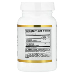 California Gold Nutrition, Turmeric Extract with 95% Curcuminoids, and BioPerine® Black Pepper Extract, 60 Veggie Capsules - USA MEGA SHOP