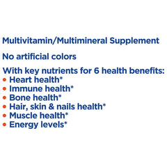 Equate One Daily Women's Multivitamin/Multimineral Supplement Tablets for Women's Health, 100 Count, Compare to One a Day® Women's