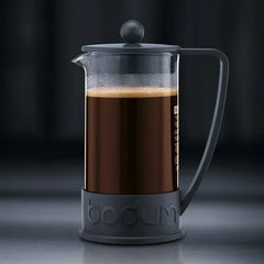 Bodum Brazil French Press Coffee Maker with Borosilicate Glass Carafe, 12 Ounce, Black - USA MEGA SHOP