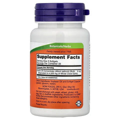 NOW Foods, Garlic Oil, 1,500 mg, Softgels
