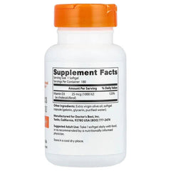 Doctor's Best, Vitamin D3, Softgels