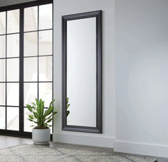 Better Homes & Gardens 27x70 Black Rectangle Large Full-Length Floor Mirror for Bedroom or Entryway