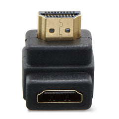 onn HDMI 90-Degree Adapter, Black