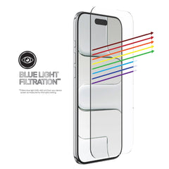 DuraGlass DefenseTech Glass Screen Protector with Blue Light Filtering for iPhone Air