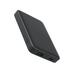 onn 5000mAh Portable Power Bank with USB-C and USB-A ports, Compact Size, LED Indicator Lights, Black - Compatible with iPhone, iPad, AirPods, Samsung Galaxy, Note, Pixel & More - USA MEGA SHOP