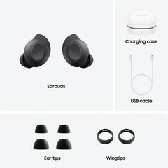 Samsung Galaxy Buds FE Bluetooth Earbuds with Charging Case, Graphite
