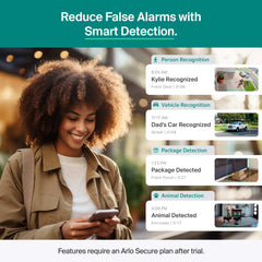 Arlo Essential Security Camera 1080p HD (3rd Gen, 2025 Release) - Wireless Outdoor Camera, Battery Powered, 1-Cam
