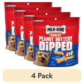 4pack-MilkBonePeanutButteryDippedDogBiscuitswithJifPeanutButter-12ozBag-_1 - USA Mega Shop