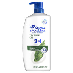 Head and Shoulders 2 in 1 Dandruff Shampoo and Conditioner, Tea Tree Oil, 28.2 fl oz