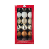 50-Count Brown Shatterproof Ball Christmas Ornaments, by Holiday Time - USA MEGA SHOP