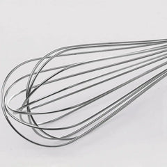 Apehuyuan 3 Pack Whisk Egg Stainless Steel Set 8"10"12" for Cooking Kitchen Strong Handles Balloon Wire Egg Beater for Stirring, Blending and Beating(Oval)