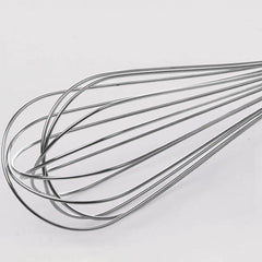 Apehuyuan 3 Pack Whisk Egg Stainless Steel Set 8"10"12" for Cooking Kitchen Strong Handles Balloon Wire Egg Beater for Stirring, Blending and Beating(Oval)