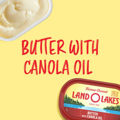 Land O Lakes Butter with Canola Oil, Spreadable, 24 oz Tub - USA MEGA SHOP