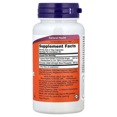 NOW Foods, Turmeric & Bromelain, 90 Veg Capsules