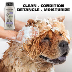 Wahl 4-in-1 Calming Formula Dog Shampoo and Conditioner, Lavender Chamomile Scent - 24oz. - 820000T