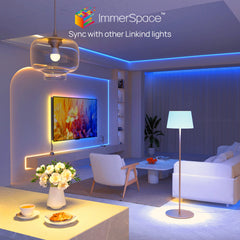 Linkind A19 Matter Smart Light Bulb, Color Changing Smart Bulb, 9W, 800lm, E26 Base (1 pack)