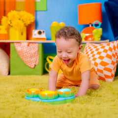 Bright Starts Safari Beats Musical Drum Toy with Lights, Ages 3 Months +, Infant and Toddler, Unisex - USA MEGA SHOP