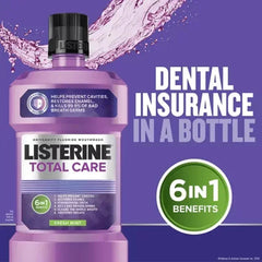 Listerine Total Care Mouthwash, Fresh Mint (33.8 Fl. Oz., 3 Pk.)