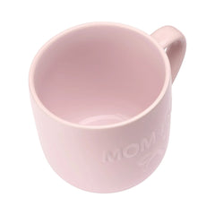 Mainstays 16.9-oz Pink Embossed Mom Era & Bow Glazed Ceramic Mug