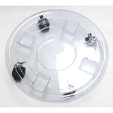 Style Selections 16-in L x 16-in D x 3.34-in H Clear Plant Caddy - USA MEGA SHOP