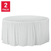 60" Round Table Cloth, 2-pack - USA MEGA SHOP