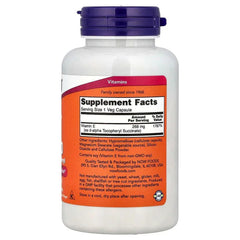 NOW Foods, Vegetarian Dry E-400, 268 mg (400 IU), 100 Veg Capsules
