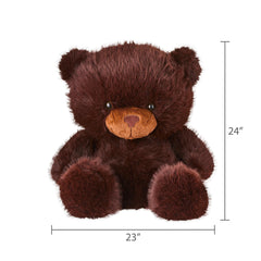 Jumbo Bumble Bear Plush, Taupe, 24", Valentine's Day by Way To Celebrate