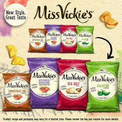 Miss Vickie's Kettle Cooked Potato Chips, 4 Flavor Variety Pack, 1 oz, 15 Count