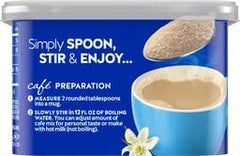 Maxwell House Instant Cafe-Style Beverage Mix, Decaf and Sugar Free, Easy to Prepare, 1 Canister, for Quick Morning Coffee or Afternoon Treat, French Vanilla Cafe, Kosher Dairy, 4.3 oz