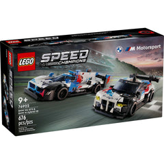 LEGO Speed Champions BMW M4 GT3 & BMW M Hybrid V8 Building Toys - Race Car Toys for Kids, Boys & Girls, Ages 9+ - Gift for Christmas - W/ 2 Minifigures - 7692 - USA MEGA SHOP