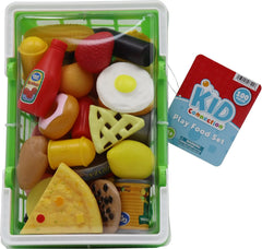 Kid Connection Play Food Basket, 100 Pieces, Toddler Toys