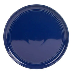 10 Strawberry Street Double Line 16 Piece Stoneware Dinnerware Set, Cobalt Blue