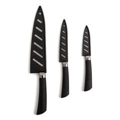 Thyme & Table 3-Piece, Non-Stick Coated High Carbon Stainless Steel Kitchen Knives