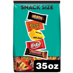 Hershey Assorted Flavored Snack Size Candy, Party Pack 35.04 Oz