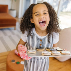 Melissa & Doug Slice and Bake Wooden Cookie Play Food Set - USA MEGA SHOP