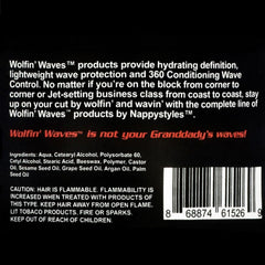 (6 pack) Nappy Styles Wolfin' Waves Wave Butter Crème, 360 Nourish, Hold and Definition, 4oz., Unisex