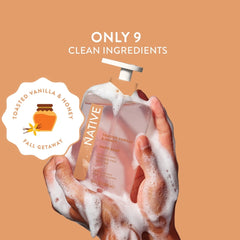 (6 pack) Native Toasted Vanilla & Honey Liquid Hand Soap 13 fl oz